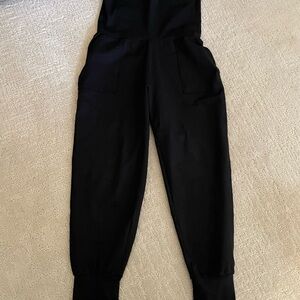 Aerie Black Women's foldover joggers